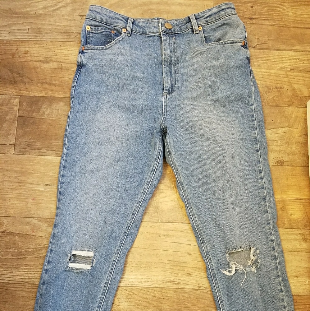 ASOS high waisted mom jeans